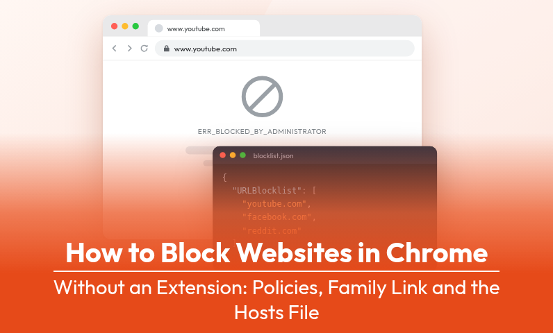 How to block websites in Chrome without an extension